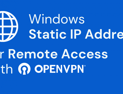 Windows Static IP Address for Remote Access with OpenVPN (10 Easy Steps)