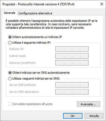 Protocollo Internet TCP/IPv4