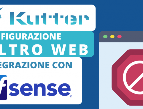 Kutter: Configurazione del Filtro Web e Integrazione con pfSense