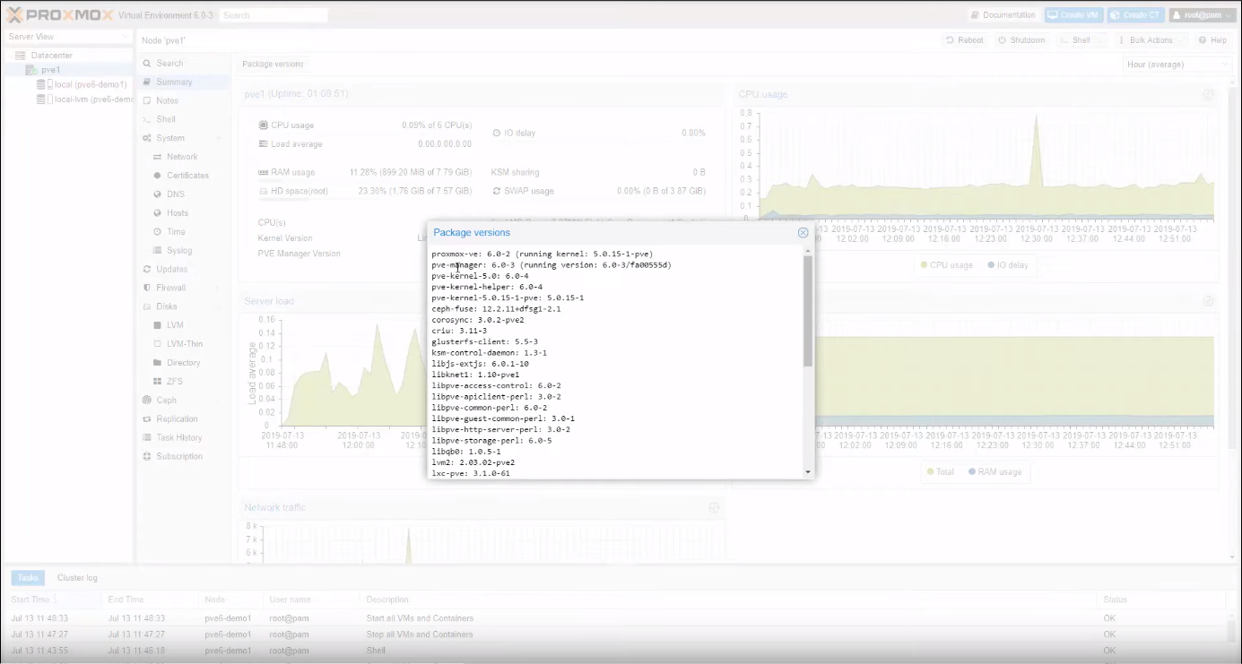 Come fare un cluster Proxmox VE 6 con Ceph