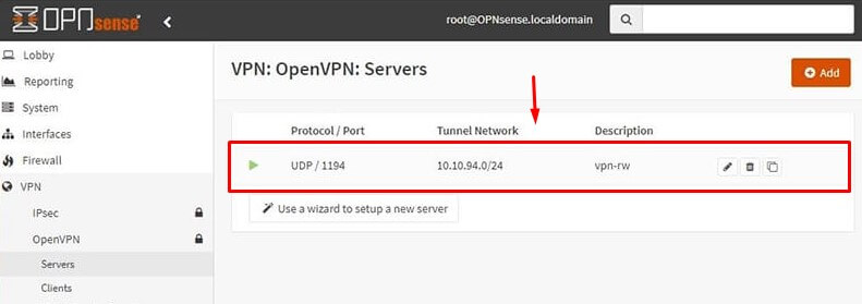 VPN - OpenVPN - Servers - Server 