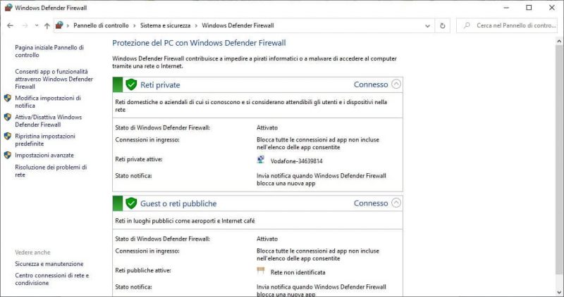 OpenVPN: Configura Il Firewall Di Windows Per L’accesso In Desktop ...